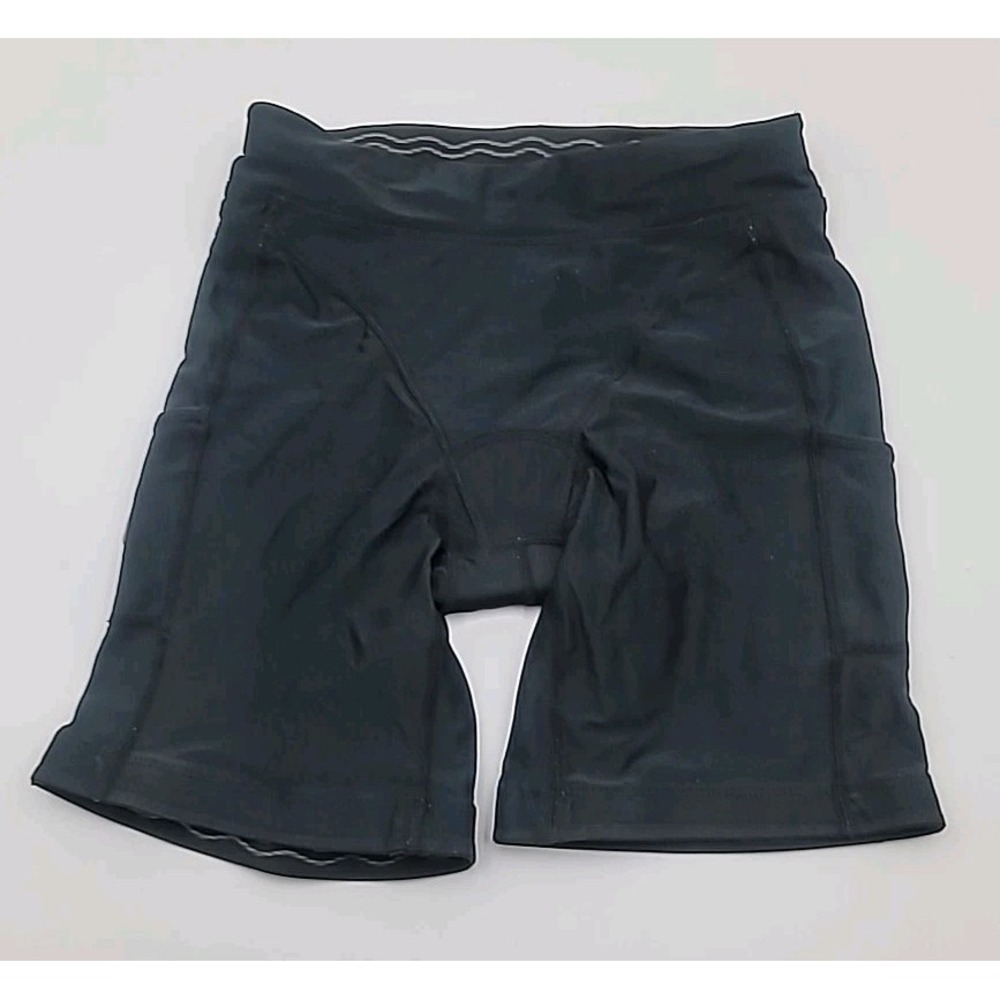 Skirt‎ Sports Cycling Short Womens Small Black Nylon Spandex Blend Padded
